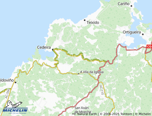 Mapa MICHELIN A Pousada - ViaMichelin