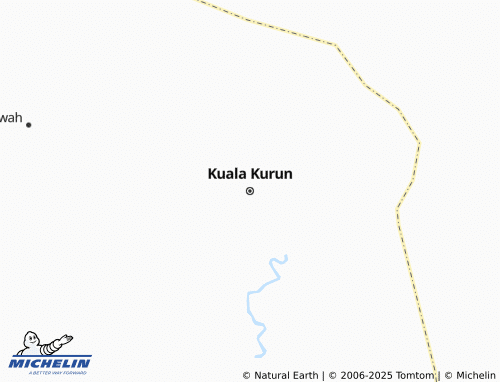 MICHELIN Kuala Kurun map - ViaMichelin