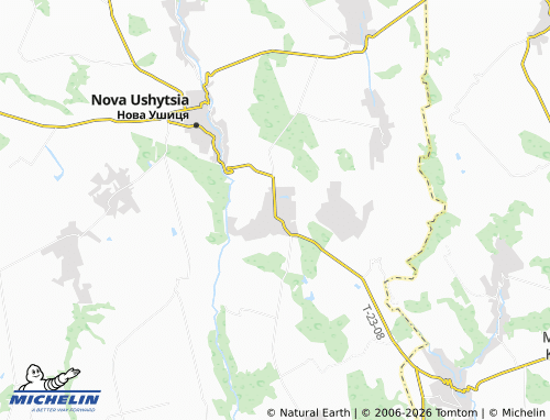MICHELIN Struha map - ViaMichelin