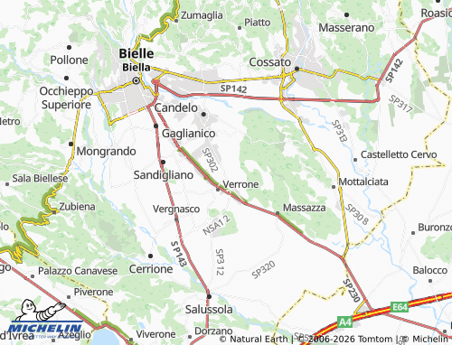 Mapa MICHELIN Benna - ViaMichelin