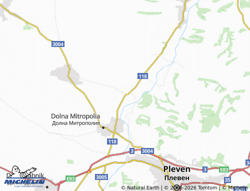 MICHELIN-Landkarte Pobeda - ViaMichelin