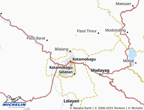 Carte MICHELIN Kotamobagu Utara - ViaMichelin