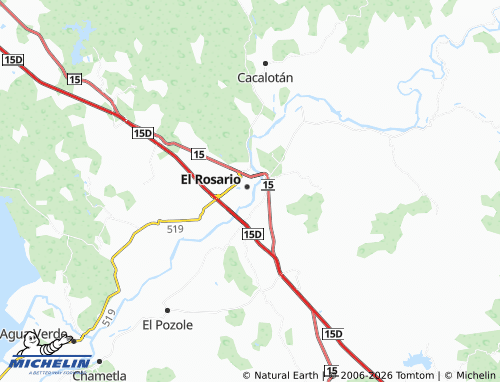 MICHELIN Anonal map - ViaMichelin