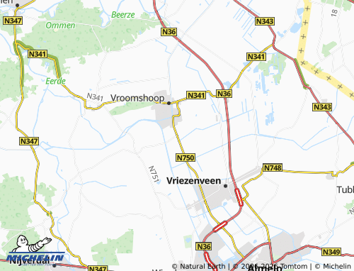 MICHELIN Daarlerveen map - ViaMichelin