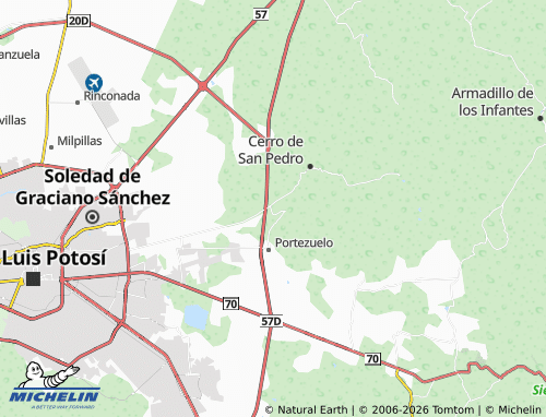 Mapa MICHELIN La Zapatilla - ViaMichelin