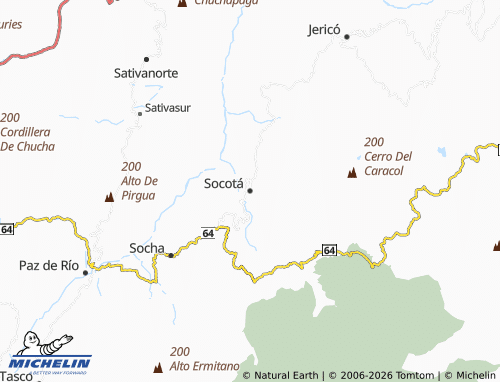 Carte MICHELIN Socotá - ViaMichelin