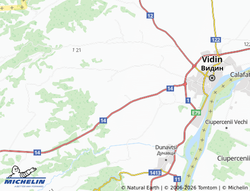 Mappa MICHELIN Bela Rada - ViaMichelin
