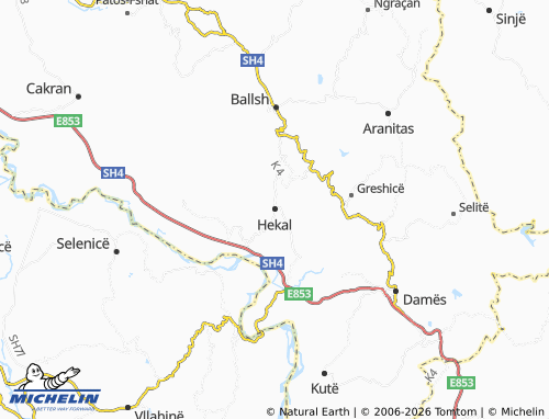 Mappa MICHELIN Hekal - ViaMichelin