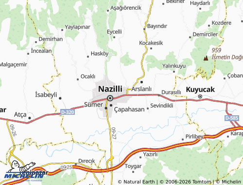Mappa MICHELIN Yeşil - ViaMichelin
