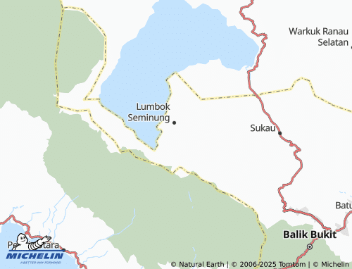 MICHELIN Suka Maju map - ViaMichelin