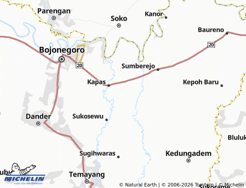 Mapa MICHELIN Kemamang - ViaMichelin