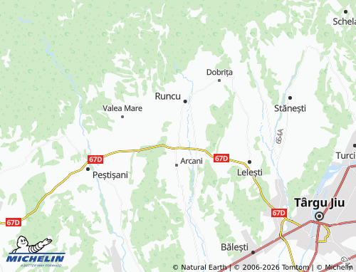 MICHELIN-Landkarte Sănătești - ViaMichelin