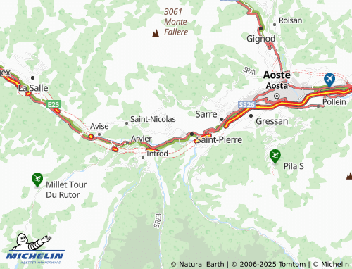 Carte MICHELIN La Crête - ViaMichelin