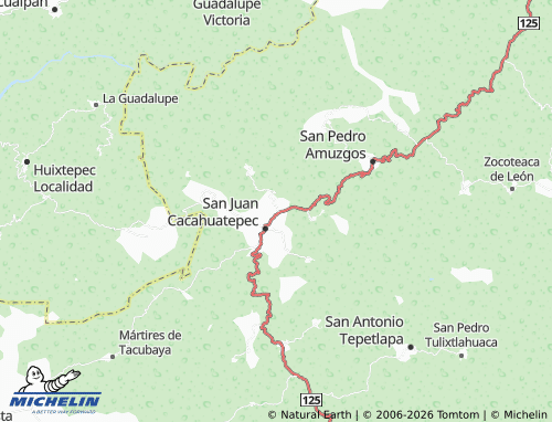 Mapa MICHELIN Del Cbta - ViaMichelin