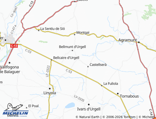 MICHELIN Penelles map - ViaMichelin