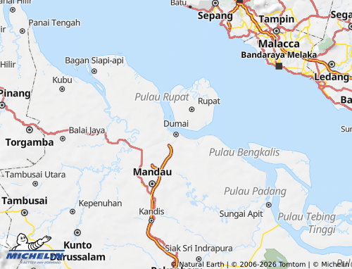 Mappa MICHELIN Dumai - ViaMichelin