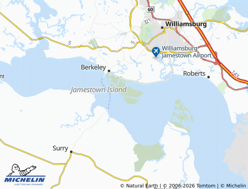 Mappa MICHELIN Jamestown - ViaMichelin