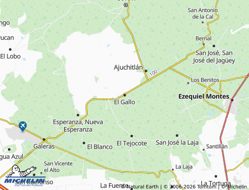 MICHELIN El Gallo map - ViaMichelin