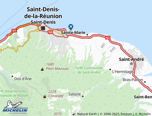Mapa MICHELIN La Confiance-les-Hauts - ViaMichelin