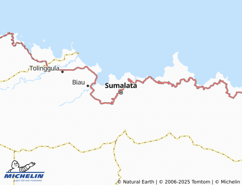 MICHELIN Sumalata map - ViaMichelin