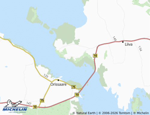 MICHELIN Rootsivere map - ViaMichelin