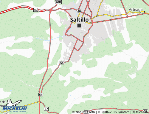MICHELIN Colonia Las Rosas map - ViaMichelin