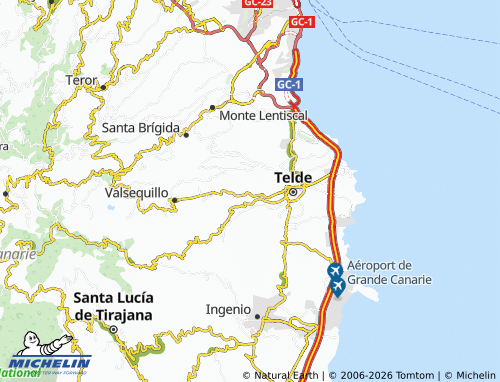 Mappa MICHELIN Balcón de Telde - ViaMichelin