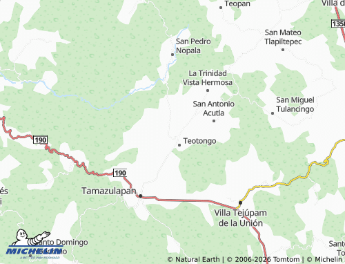 MICHELIN Piedras Negras map - ViaMichelin