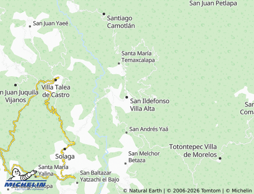 Mapa MICHELIN San Ildefonso Villa Alta - ViaMichelin