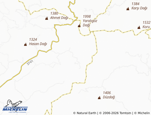 Mappa MICHELIN Bozarmut - ViaMichelin