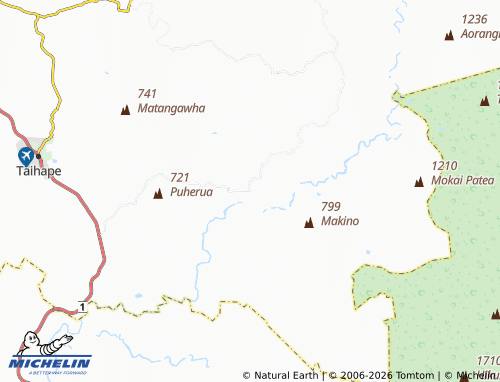 Mapa MICHELIN Taoroa Junction - ViaMichelin