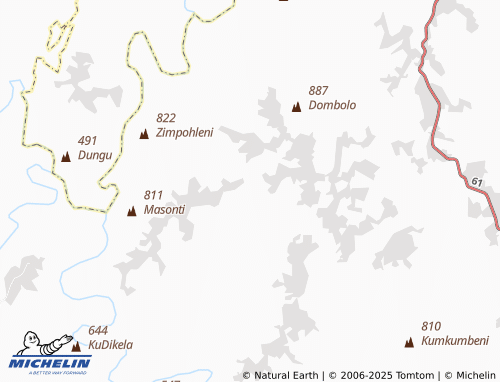 MICHELIN Ngqandulwana map - ViaMichelin