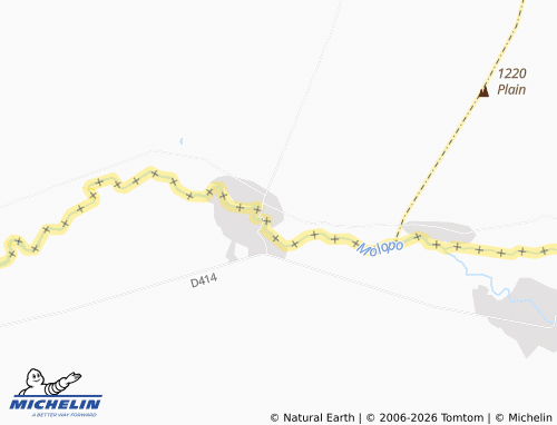 Mapa MICHELIN Phitshane-Molopo - ViaMichelin