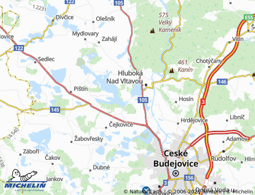 Mapa MICHELIN Dvůr Vondrov - ViaMichelin