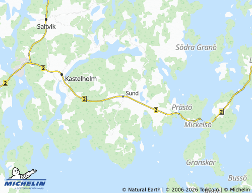 Kaart MICHELIN Finby - ViaMichelin