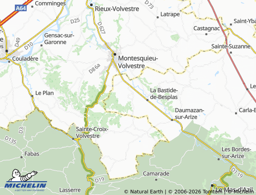 Carte MICHELIN Fornex - ViaMichelin