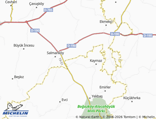 Mappa MICHELIN Yanıcak - ViaMichelin