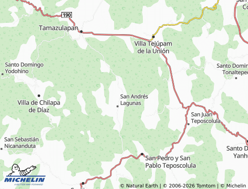 Mappa MICHELIN San Isidro Lagunas - ViaMichelin