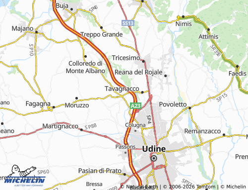 Mapa MICHELIN Pagnacco - ViaMichelin