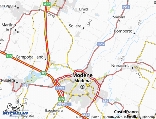 MICHELIN Villanova map - ViaMichelin