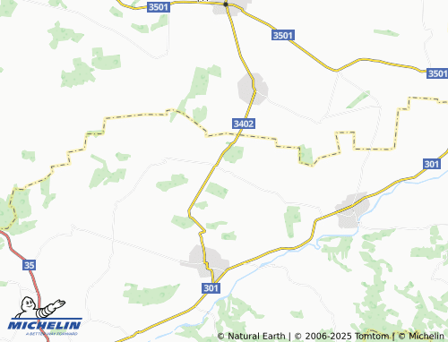MICHELIN Drenov map - ViaMichelin