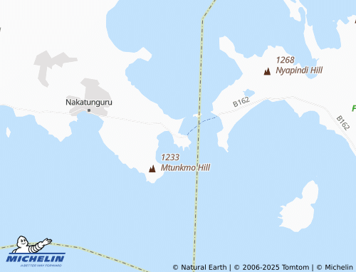 MICHELIN Rugezi map - ViaMichelin