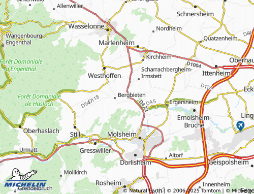 MICHELIN Biblenhof map - ViaMichelin