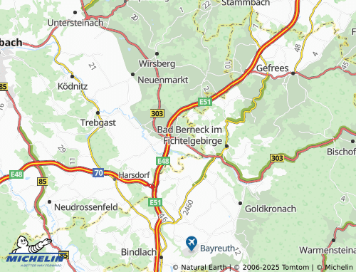 MICHELIN Gössenreuth map - ViaMichelin