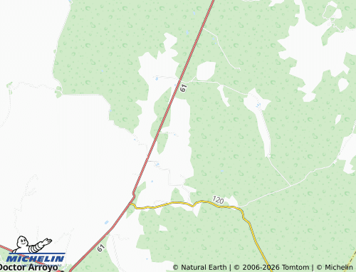 MICHELIN El Refugio de Apanico map - ViaMichelin