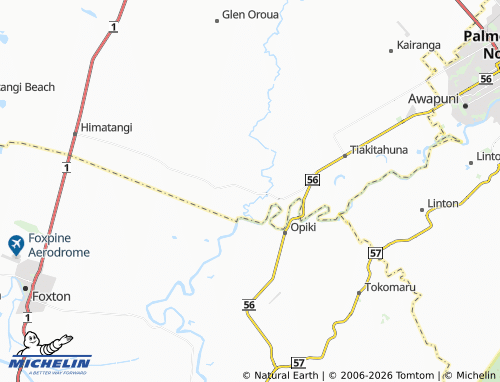 Mapa MICHELIN Rangiotu - ViaMichelin