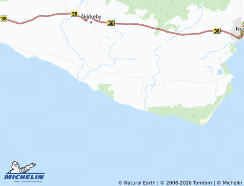 Mappa MICHELIN Vester Sømarken - ViaMichelin