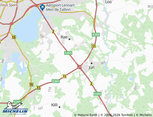 MICHELIN-Landkarte Lehmja - ViaMichelin