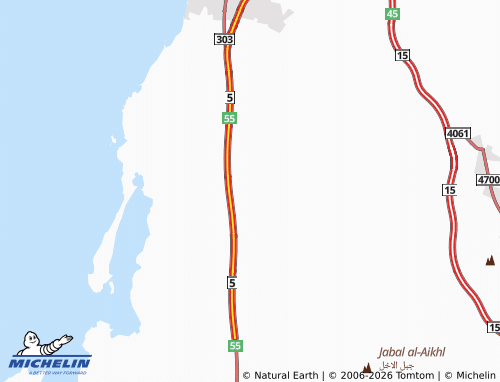 MICHELIN-Landkarte al-Hijrah - ViaMichelin
