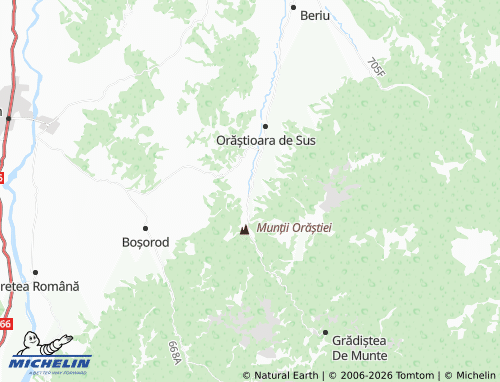 Mappa MICHELIN Costești - ViaMichelin